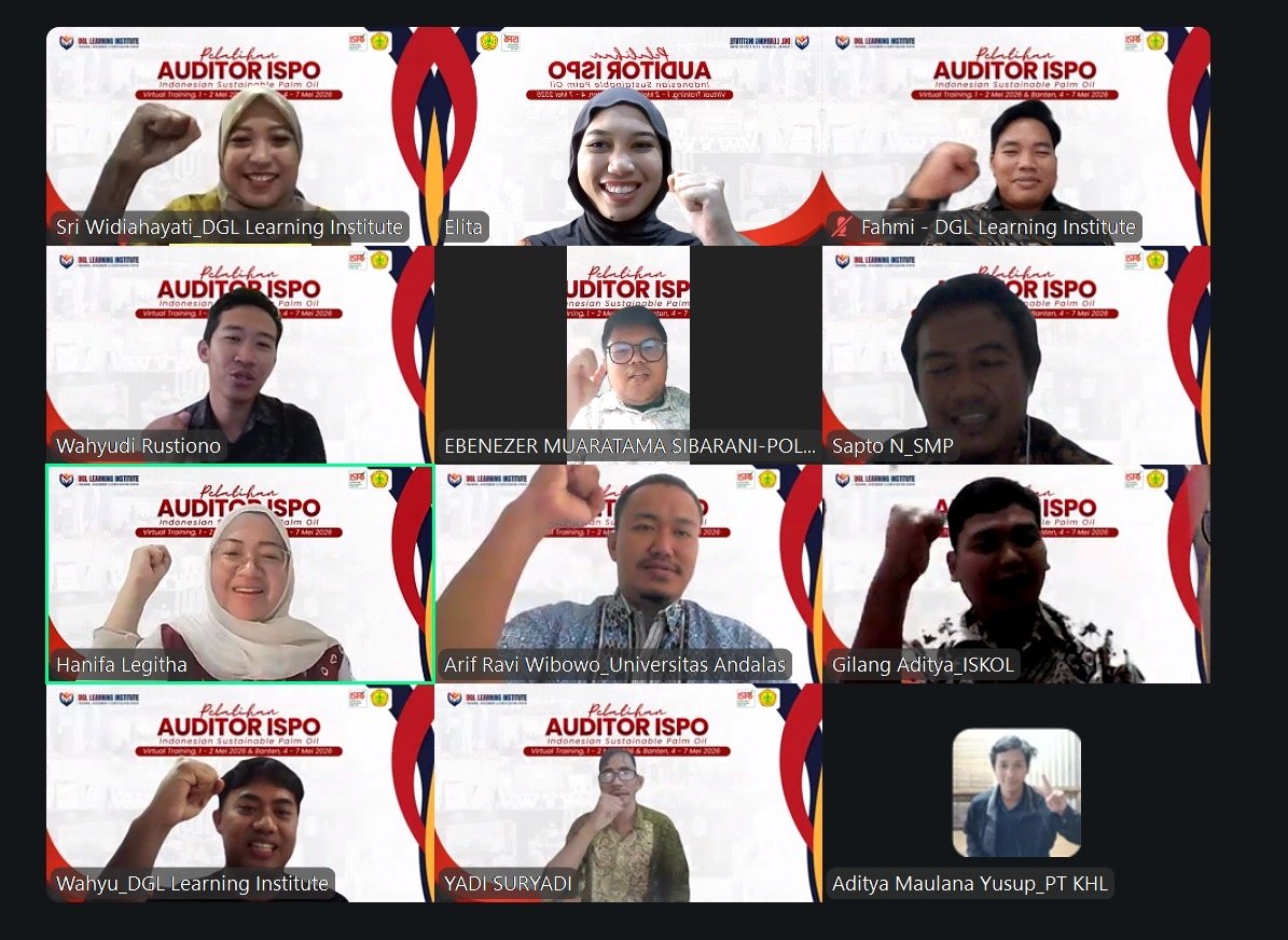 DGL Learning Institute Resmi Buka Pelatihan Auditor ISPO 2026 Berbasis Regulasi Terbaru
