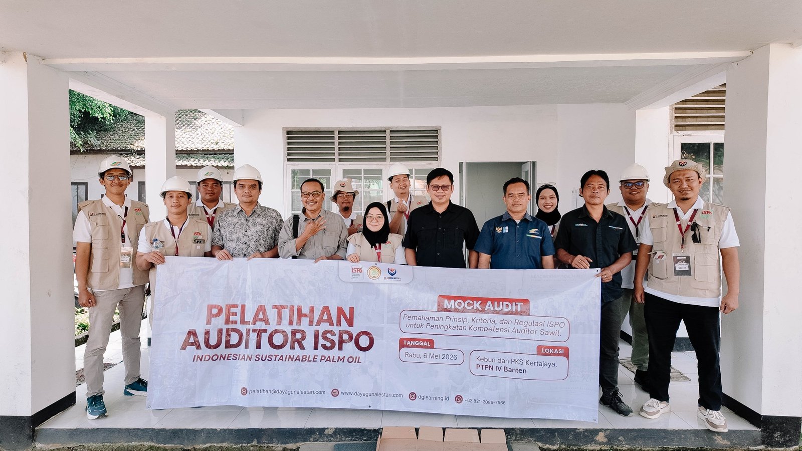 Tingkatkan Kompetensi Auditor Profesional, Peserta Pelatihan ISPO DGL Learning Institute Jalani Mock Audit Langsung di PKS dan Kebun PTPN IV Kertajaya